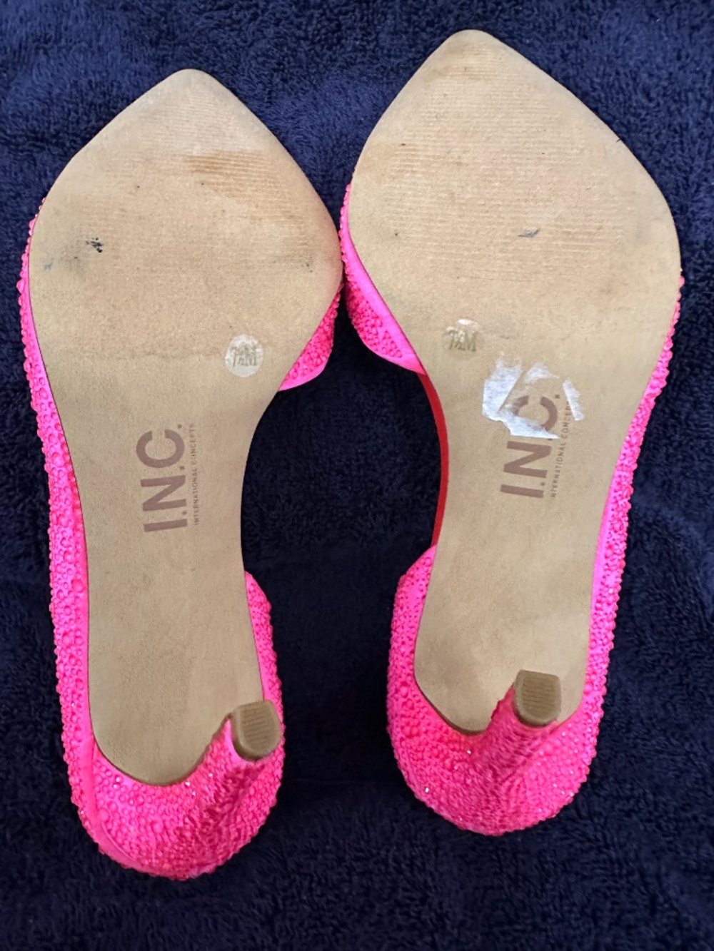 INC Rhinestone Pink Pumps 7.5 - Picture 3 of 9